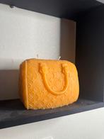Handgemaakte LV-stijl kaars – Oranje, Overige materialen, Overige kleuren, Nieuw, Ophalen of Verzenden