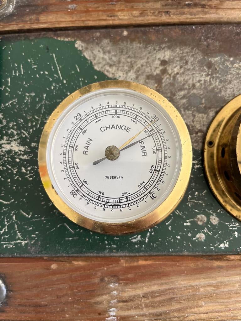 Klokjes met Barometer, Thermometer en Klok, Watersport en Boten, Verzenden, Gebruikt