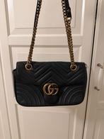 Gucci Marmont Schoudertas, Ophalen of Verzenden, Zo goed als nieuw, Zwart, Schoudertasje
