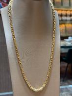 18KT Goud - 112.9 Gram - Ketting - KONING - Herenketting, Ophalen, Nieuw, Goud