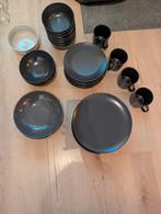 IKEA FÄRGKLAR servies donkergrijs, Gebruikt, Keramiek, Ophalen of Verzenden, Effen
