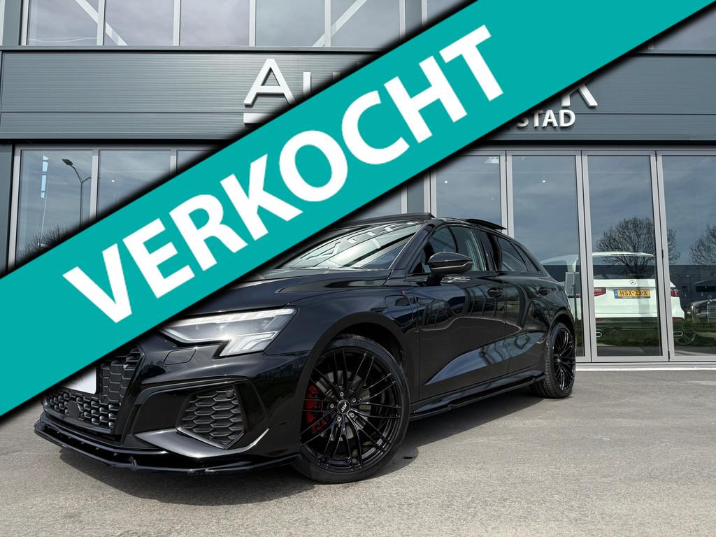 Audi A3 Sportback 40 TFSI e Advanced edition PANO 19'' ABT v, Gebruikt, Euro 6, 4 cilinders, Zwart