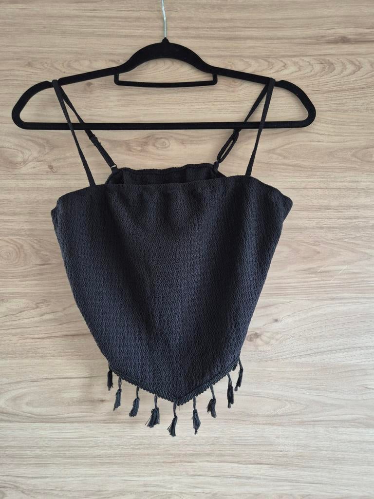 Topje, Zwart, Maat 46/48 (XL) of groter, Ophalen of Verzenden, Zo goed als nieuw