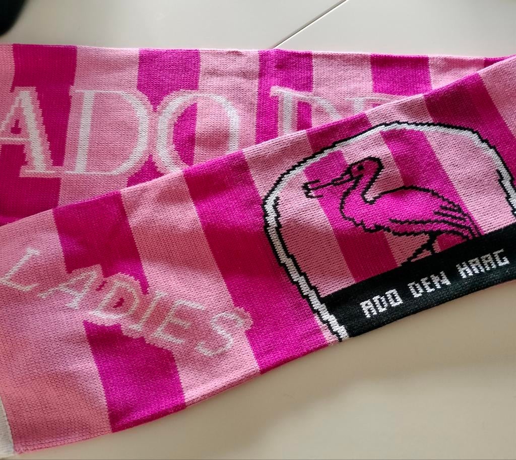 Ado Den Haag, fan support sjaal Ladies, Verzamelen, Ophalen, Zo goed als nieuw, Overige binnenlandse clubs, Vaantje of Sjaal