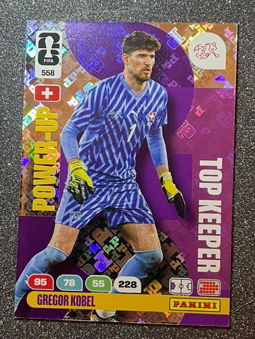 Panini Fifa WORLD CUP 2026   POWER-UP   TOP KEEPER   KOBEL, Verzenden, Zo goed als nieuw, Plaatje