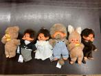 Vintage Monchhichi poppen en knuffels - Set van 6, Ophalen, Gebruikt, Overige typen
