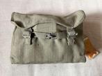 Belgische webbing draagtas, muset - vol - medisch materiaal, Ophalen of Verzenden, Landmacht, Overige gebieden, Kist of Geocache