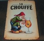 La Chouffe Metaal Wandbord - De ultieme sfeermaker, Verzamelen, Biermerken, Ophalen of Verzenden, Nieuw, Reclamebord, Plaat of Schild
