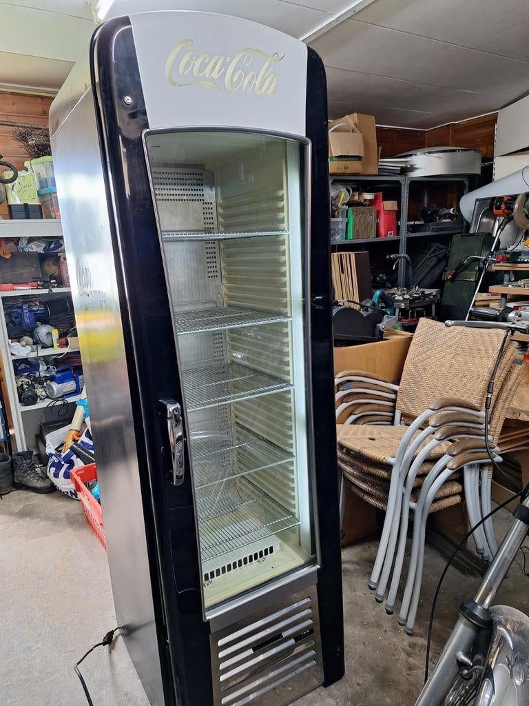 Coca-Cola Koelkast - Vintage Display Koelkast, 200 liter of meer, 45 tot 60 cm, Zonder vriesvak, Gebruikt