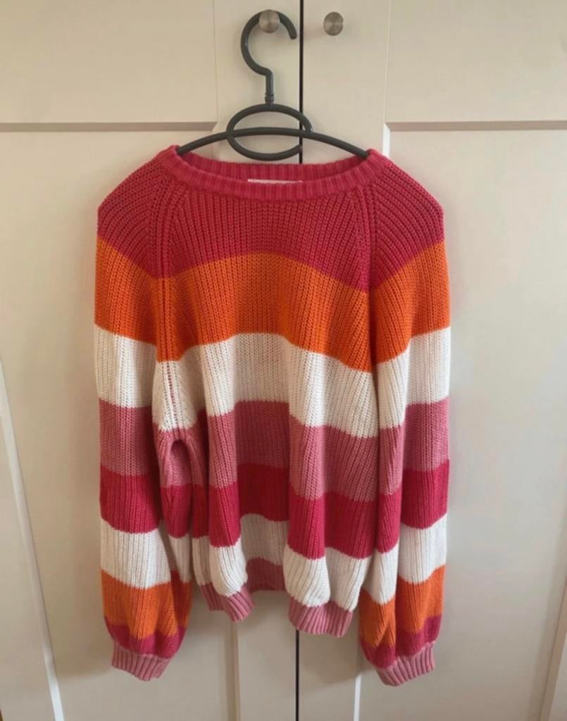 POM Amsterdam gestreepte trui maat 38, Ophalen of Verzenden, Zo goed als nieuw, Maat 38/40 (M), Roze