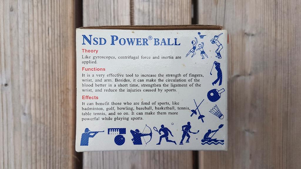 NDS Power Ball en Gyrotwister, Ophalen, Nieuw, Armen, Fitnessbal