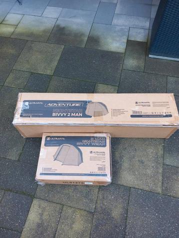 Nieuwe Ultimate Aventure Nightstar 2mans bivvy met overwrap. beschikbaar voor biedingen