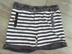 Soft&jolly korte broek short 158 164 grijs wit, Broek, Soft&jolly, Zo goed als nieuw, Verzenden