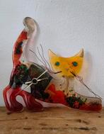 Murano Glazen Kat Klok - Vintage, Ophalen