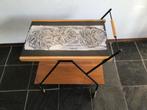 Vintage bijzettafel, serveerwagen, trolley, Antiek en Kunst, Ophalen