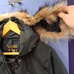 Woolrich luxe winterjas parka + capuchon winddicht XL 49847, ., Zwart, Maat 46/48 (XL) of groter, Ophalen of Verzenden