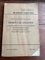 WO2 Amerikaans handboek Hercules JX motor Scout Car M3A1, Ophalen of Verzenden, Duitsland, Boek of Tijdschrift