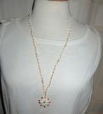 ketting 19 schelpen met hanger retro vintage jaren 70, Sieraden, Tassen en Uiterlijk, Wit, Ophalen of Verzenden, Zo goed als nieuw