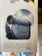 Sony DCR-DVD105E met cameratas in doos met toebehoren, Ophalen, Mini dv, Gebruikt, 20x of meer