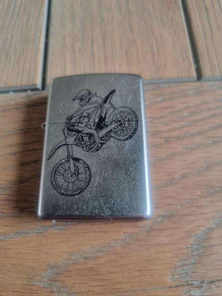Zippo Aansteker - Motor Cross - Ongebruikt, Ophalen of Verzenden, Nieuw, Aansteker