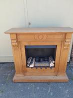 Sfeerhaard hout woonaccessoires mancave, Huis en Inrichting, Haarden, Ophalen, Zo goed als nieuw, Vrijstaande haard