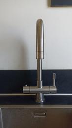 Franke Helix Mondial 3-1 RVS kraan, Ophalen of Verzenden, Gebruikt, Minder dan 100 cm