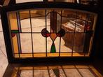 Antiek Glas in Lood Raam - Boerderijstijl, Antiek en Kunst, Ophalen