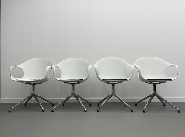 Kristalia Elephant stoelen 4 stuks, Huis en Inrichting, Stoelen, Zo goed als nieuw, Wit, Ophalen