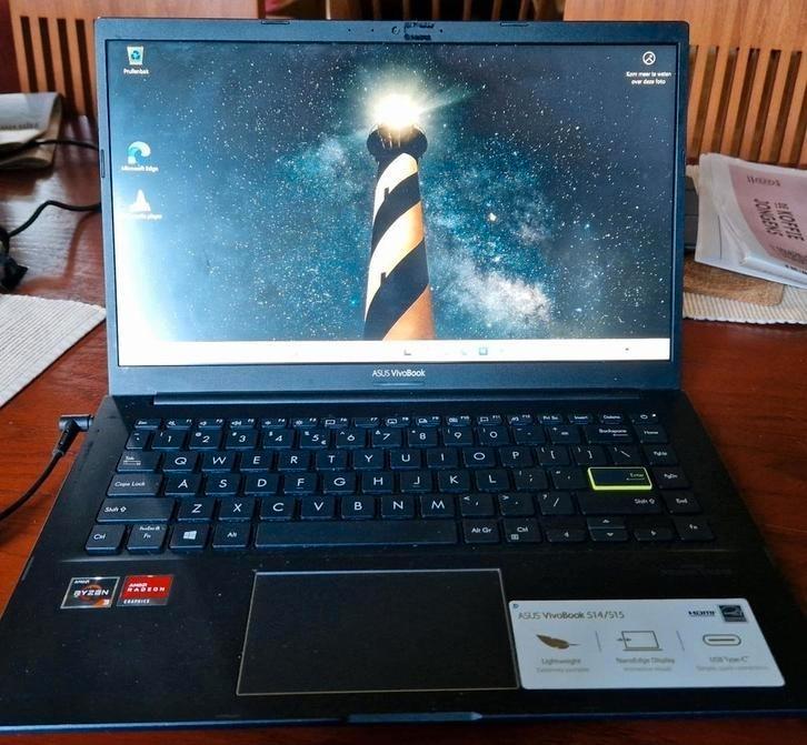 Asus Vivobook M413D W11home, Computers en Software, Windows Laptops, Zo goed als nieuw, 15 inch, SSD, 2 tot 3 Ghz, Ophalen of Verzenden