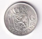 1 Gulden 1965  met randtikje, Verzenden, 1 gulden, Losse munt, Zilver