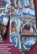 splinternieuw, stropdas. NL draaiorgel de Zuiderzee. nl desi, Ophalen of Verzenden, Nieuw, Overige kleuren, Met patroon