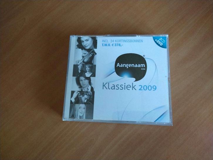 2-CD + DVD Aangenaam Klassiek 2009, Cd's en Dvd's, Cd's | Klassiek, Zo goed als nieuw, Overige typen, Classicisme, Ophalen of Verzenden