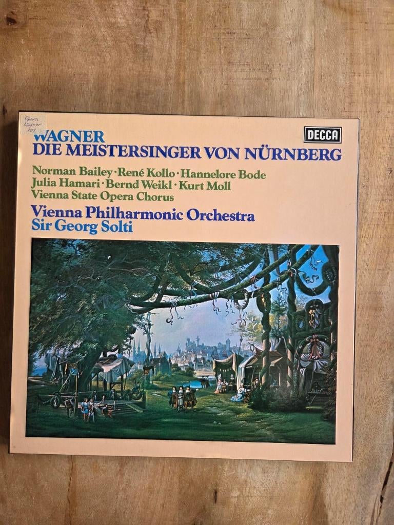 Wagner – Die Meistersinger | Solti | Decca 5LP Box, Kamermuziek, Ophalen of Verzenden, Zo goed als nieuw, 12 inch