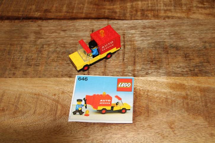 LEGO Auto Service Truck, setnr. 646, Kinderen en Baby's, Speelgoed | Duplo en Lego, Gebruikt, Lego, Complete set, Ophalen of Verzenden