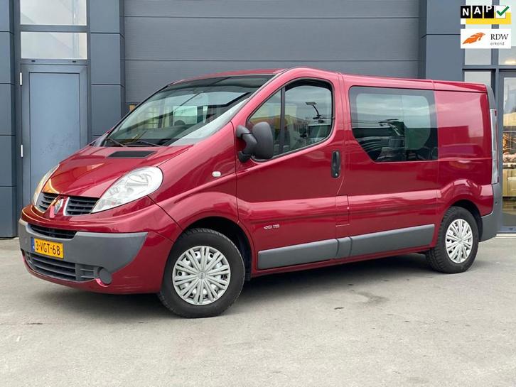 Renault Trafic 2.0 dCi T27 L1H1 DC Roelstoel|Automaat|Airco, Auto's, Bestelauto's, Bedrijf, Te koop, ABS, Airconditioning, Centrale vergrendeling
