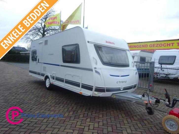 Dethleffs C'Trend 515 ER, Caravans en Kamperen, Caravans, Bedrijf, tot en met 4, 1250 - 1500 kg, Rondzit, Dethleffs, 2 aparte bedden
