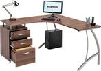 Groot hoekbureau inclusief archiefkastje, Huis en Inrichting, Bureaus, Ophalen, Gebruikt, Bureau