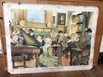 wandplaat "Een zomermiddag met de Muiderkring", Ophalen, Geschiedenis