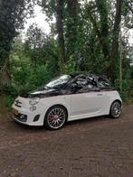 Fiat 500 1.4 T-jet Abarth Turismo 595   cabrio 160 PK, Auto's, 4 cilinders, Cabriolet, Wit, Leder