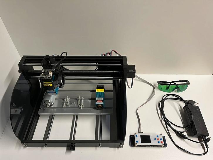CNC 3018PRO + laser, Computers en Software, 3D Printers, Gebruikt, Ophalen