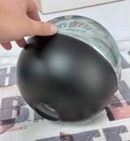 Luxe bol-rond ronde Lampenkap lamp mat-zwart chrome chroom, Zwart, Rond, Nieuw, Ophalen of Verzenden