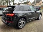 Audi Q5 50 TFSI e S-Line Led, Climat, Camera, Trekhaak, Lm.., Automaat, Gebruikt, 4 cilinders, Zwart