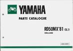 Yamaha RD50 MX parts list 1981 Holland model (7317z), Ophalen of Verzenden, Zo goed als nieuw