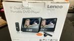 Dvd speler 2 schermen Lenco MES-404, Ophalen of Verzenden, Zo goed als nieuw, Overige merken