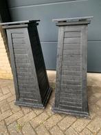 Hardhouten zuilen - met wieltjes - tuin, Tuin en Terras, Ophalen