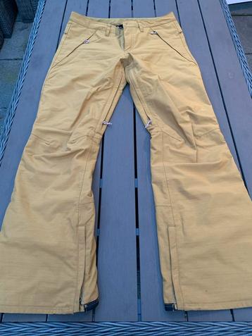Burton Ski/Snowboard Broek Beige Maat M beschikbaar voor biedingen