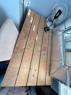Gratis tafel, Tuin en Terras, Ophalen, Zo goed als nieuw, Rechthoekig, Hout
