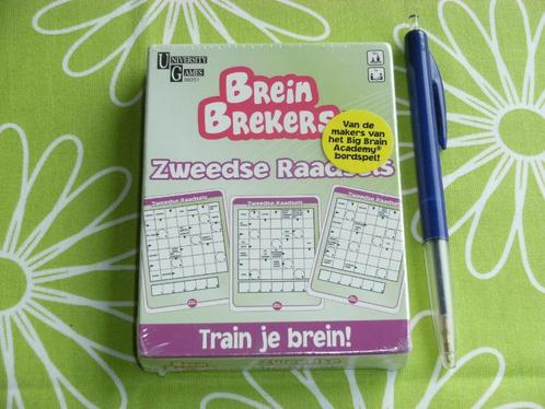 Nieuw in seal: Breinbrekers Zweedse Raadsels -Train je brein, Hobby en Vrije tijd, Gezelschapsspellen | Overige, Nieuw, Een of twee spelers