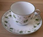 Kop en schotel met groen bloemmotief Arzberg genummerd, Antiek en Kunst, Antiek | Servies los, Ophalen of Verzenden