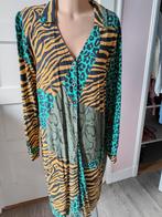 Geisha tuniek L xl lange doorknoop blouse jurk animal Ibiza, Kleding | Dames, Jurken, Maat 42/44 (L), Ophalen of Verzenden, Geisha